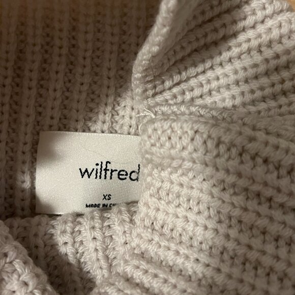 Aritzia Wilfred Free Montpellier Turtleneck Sweater Dress Grey Size XS - Picture 4 of 4
